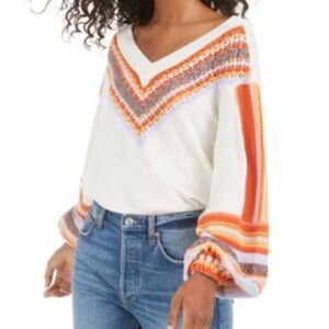Free People Copenhagen Thermal Knit Top XS